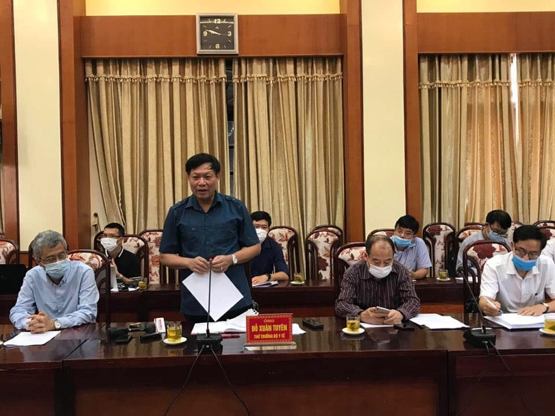 Thứ trưởng Bộ Y tế Đỗ Xuân Tuyên phát biểu tại buổi làm việc với tỉnh Hải Dương (Ảnh: Thảo Nguyên) Thứ trưởng Bộ Y tế Đỗ Xuân Tuyên phát biểu tại buổi làm việc với tỉnh Hải Dương (Ảnh: Thảo Nguyên)