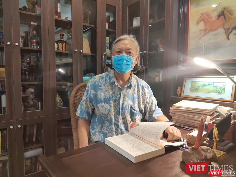 "Phải có thầy thuốc khảo sát trực tiếp bệnh nhân mắc COVID-19 về mặt y học cổ truyền" - ông Khánh nói (Ảnh: Minh Thúy)