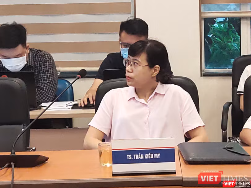 TS. Trần Kiều My – Trưởng Khoa Đông máu, Viện Huyết học -Truyền máu Trung ương (Ảnh: Minh Thúy)