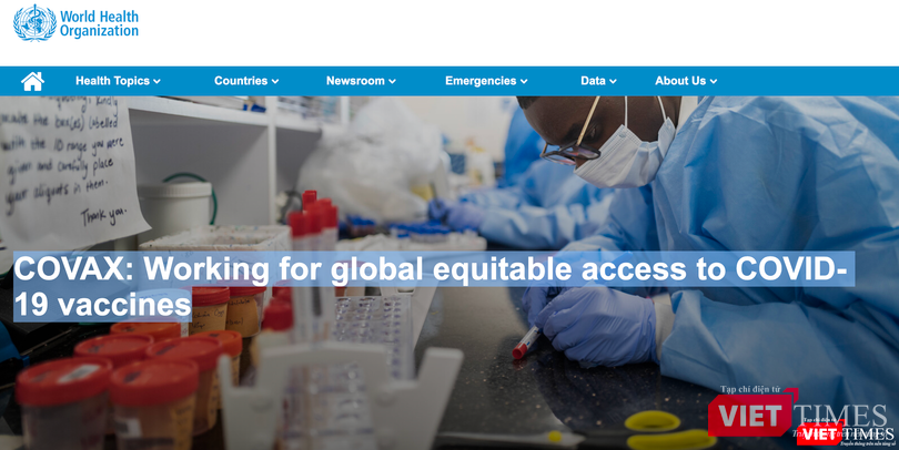 Chương trình COVAX Facility được phát triển nhằm tăng cường tối đa tiến trình phát triển và sản xuất vaccine phòng COVID-19 trên toàn cầu (Ảnh: Minh Thúy) Chương trình COVAX Facility được phát triển nhằm tăng cường tối đa tiến trình phát triển và sản xuất vaccine phòng COVID-19 trên toàn cầu (Ảnh: Minh Thúy)