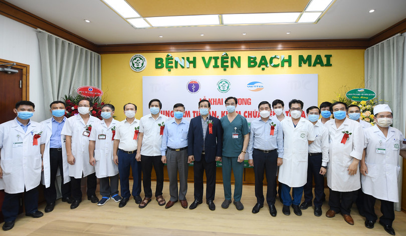 Khai trương Trung tâm tư vấn khám, chữa bệnh từ xa (Ảnh: Thùy Dương)