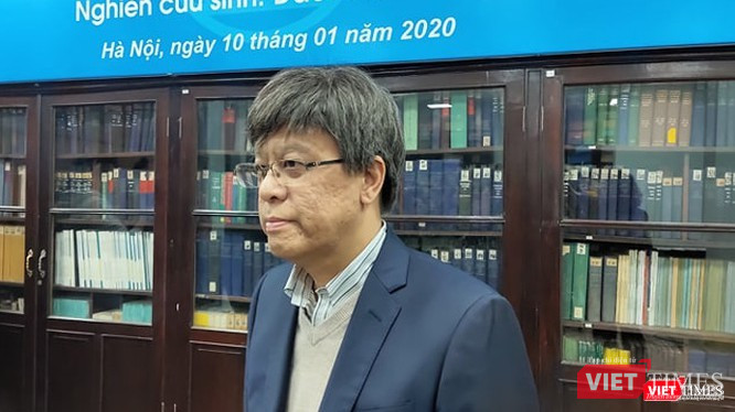 GS. TS. Đặng Đức Anh – Viện trưởng Viện Vệ sinh Dịch tễ Trung ương. Ảnh: Minh Thúy