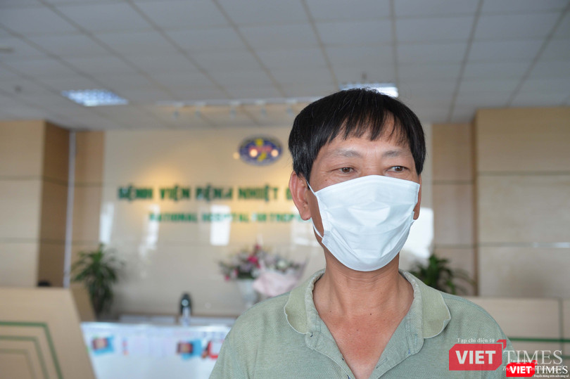 Bệnh nhân 254 mắc COVID-19 nhớ lại thời gian điều trị tại Bệnh viện. Ảnh: Minh Thúy Bệnh nhân 254 mắc COVID-19 nhớ lại thời gian điều trị tại Bệnh viện. Ảnh: Minh Thúy