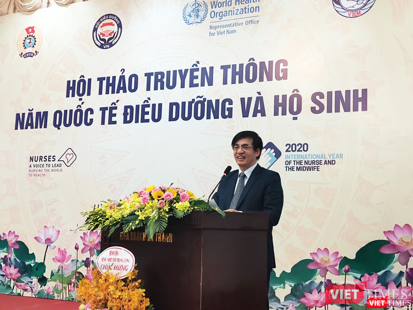 ThS. Phạm Đức Mục – Chủ tịch Hội Điều dưỡng Việt Nam. Ảnh: Minh Thúy