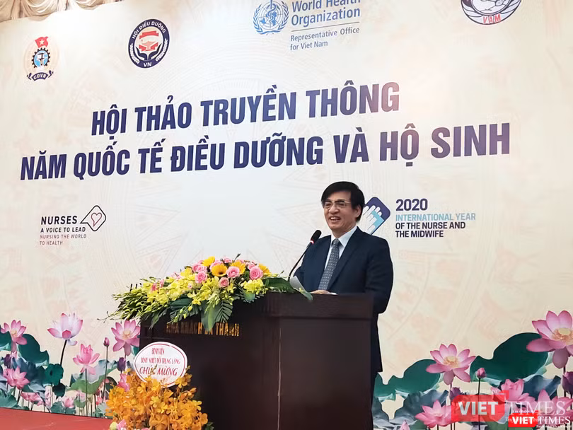 ThS. Phạm Đức Mục – Chủ tịch Hội Điều dưỡng Việt Nam. Ảnh: Minh Thúy