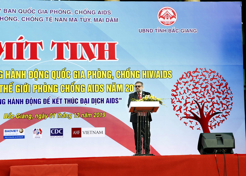 Ông Eamonn Murphy- Giám đốc Chương trình phối hợp của Liên hợp quốc về HIV và AIDS (UNAIDS) khu vực châu Á-Thái Bình Dương