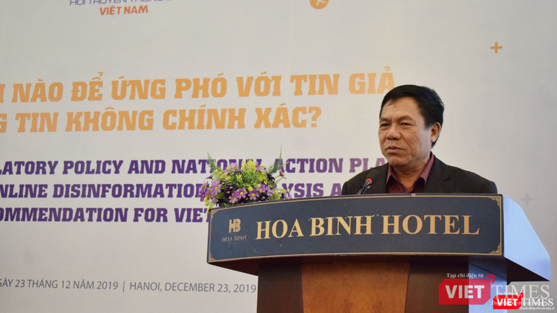 Nhà báo Lê Thọ Bình - Phó Chủ tịch kiêm Tổng thư ký Hội truyền thông số Việt Nam, Chủ nhiệm CLB Cafe Số