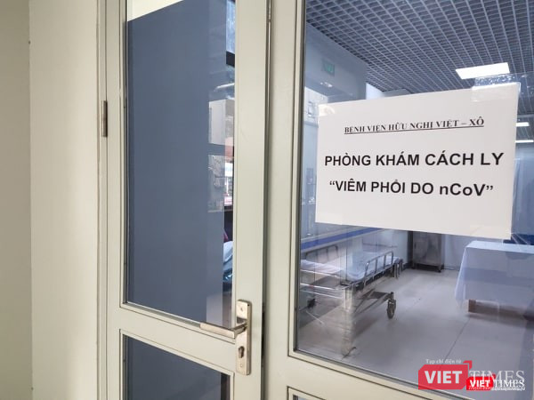 Phòng khám cách ly viêm phổi do nCoV tại Bệnh viện Hữu nghị Việt – Xô. Ảnh: Minh Thúy Phòng khám cách ly viêm phổi do nCoV tại Bệnh viện Hữu nghị Việt – Xô. Ảnh: Minh Thúy