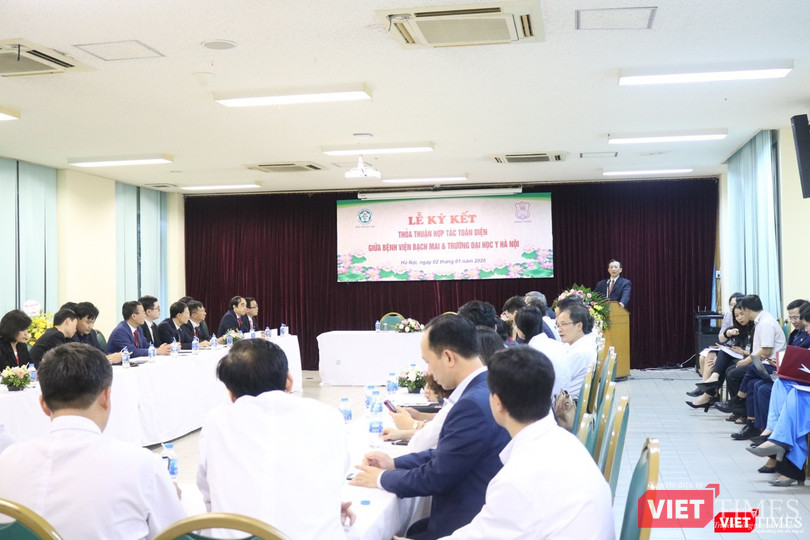 Lễ ký kết thỏa thuận hợp tác toàn diện giữa Bệnh viện Bạch Mai và Trường Đại học Y Hà Nội