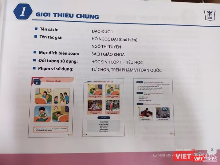 Hé lộ một số trang bản thảo sách Đạo đức 1 công nghệ giáo dục. Ảnh: Minh Thúy Hé lộ một số trang bản thảo sách Đạo đức 1 công nghệ giáo dục. Ảnh: Minh Thúy