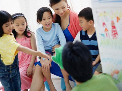 Trẻ hào hứng đi học. Ảnh: Internet Trẻ hào hứng đi học. Ảnh: Internet