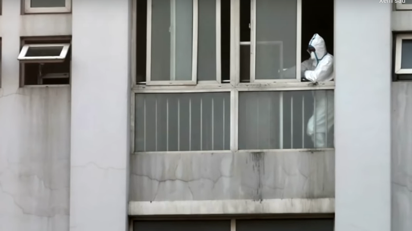 Nhân viên y tế tại thành phố Vũ Hán (TQ). Ảnh: ST