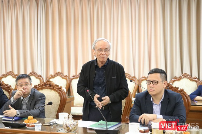 PGS. TS. Trần Kiều – Chủ tịch Hội đồng thẩm định môn Toán. Ảnh: Minh Thúy