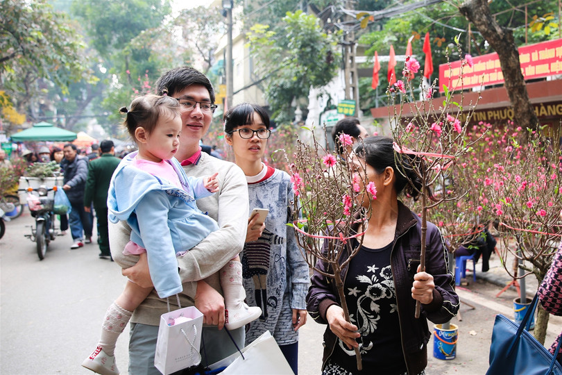 Cha mẹ có thể tranh thủ dạy con kỹ năng mềm khi đi chợ tết. Ảnh: Internet Cha mẹ có thể tranh thủ dạy con kỹ năng mềm khi đi chợ tết. Ảnh: Internet