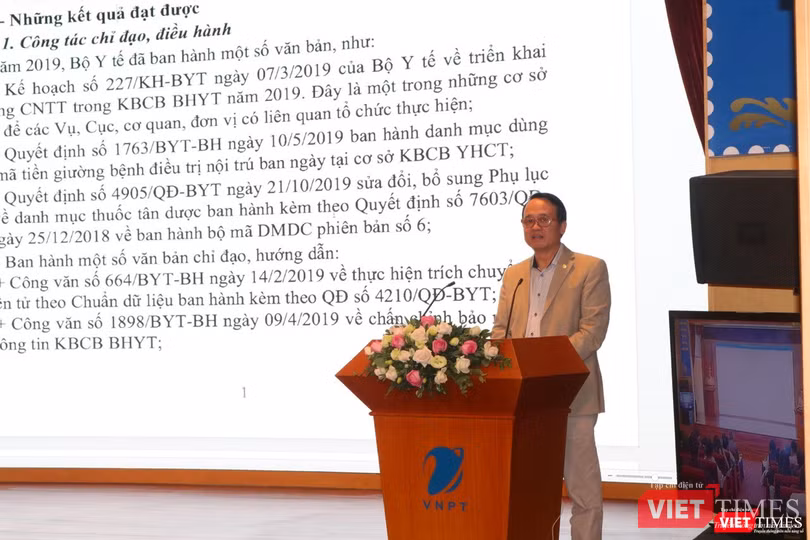 Ông Đặng Hồng Nam – Phó Vụ trưởng Vụ BHYT (Bộ Y tế)