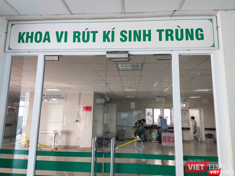 Khoa Virus Ký sinh trùng tại Bệnh viện Bệnh Nhiệt đới Trung ương cơ sở 2. Ảnh: Minh Thúy