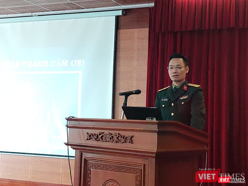 Ông Triệu Phi Long - Đại diện Viện Y học dự phòng quân đội. Ảnh: Minh Thúy Ông Triệu Phi Long - Đại diện Viện Y học dự phòng quân đội. Ảnh: Minh Thúy