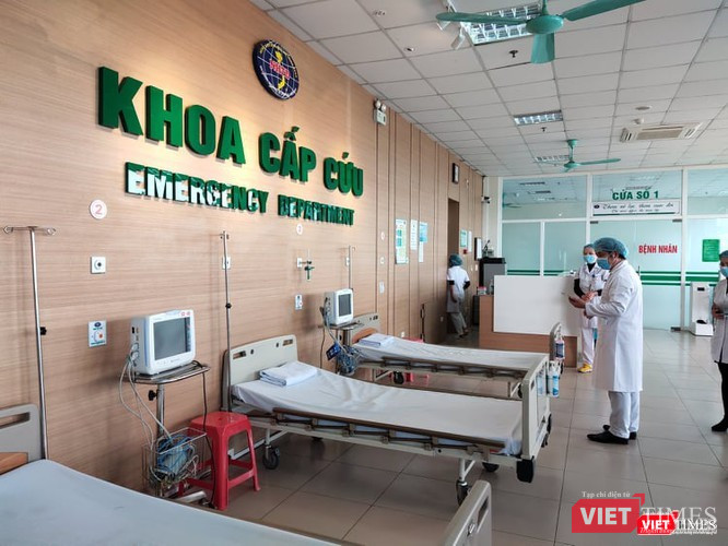 Khoa Cấp cứu Bệnh viện Bệnh Nhiệt đới Trung ương cơ sở 2. Ảnh: Minh Thúy Khoa Cấp cứu Bệnh viện Bệnh Nhiệt đới Trung ương cơ sở 2. Ảnh: Minh Thúy