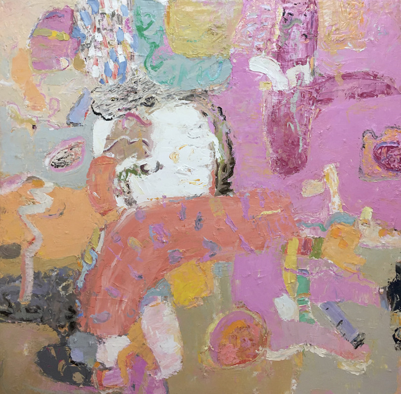 Tranh của họa sĩ Phạm Tuấn Phong. Ảnh: HSCC