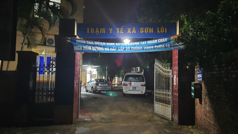 Trạm Y tế xã Sơn Lôi. Ảnh: Tuấn Dũng