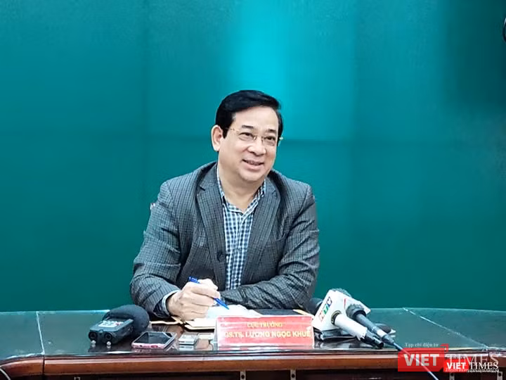 PGS.TS. Lương Ngọc Khuê - Cục trưởng Cục Quản lý Khám, chữa bệnh (Bộ Y tế). Ảnh: Minh Thúy