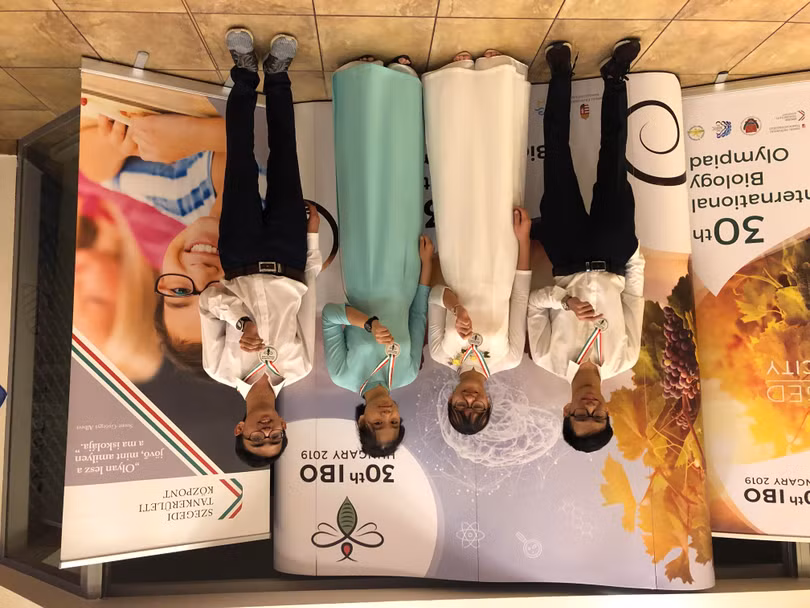 Học sinh đội tuyển Việt Nam tham dự Olympic Sinh học quốc tế 2019.