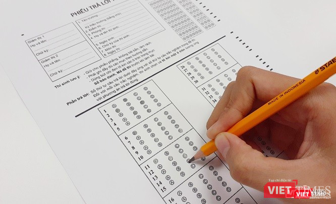 Bài phúc khảo trắc nghiệm lệch 0,25 điểm so với đợt đầu thì sẽ điều chỉnh điểm