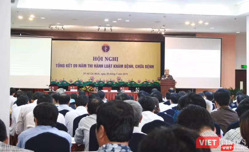Quang cảnh Hội nghị tổng kết 9 năm thi hành Luật Khám bệnh, chữa bệnh