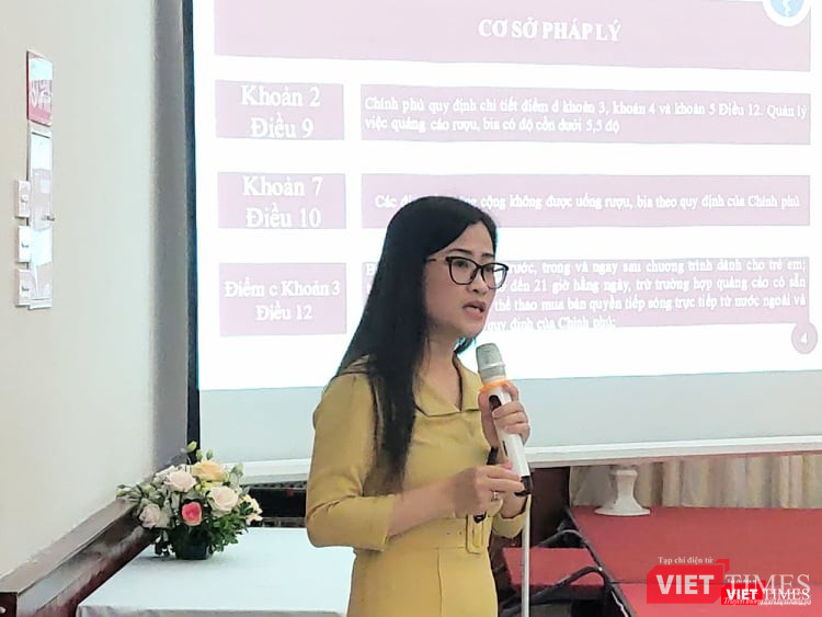 ThS. Trần Thị Trang - Phó Vụ trưởng Vụ Pháp chế, Bộ Y tế (Ảnh: Minh Thúy)