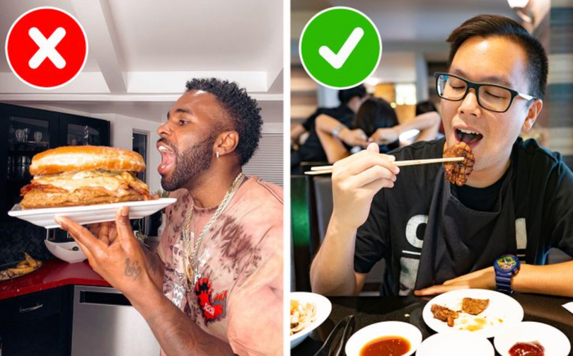 Người Nhật không ăn uống vô độ (Ảnh: brightside)