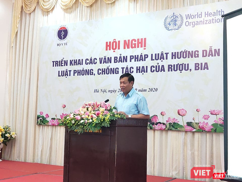 Thứ trưởng Bộ Y tế Đỗ Xuân Tuyên (Ảnh: Minh Thúy)