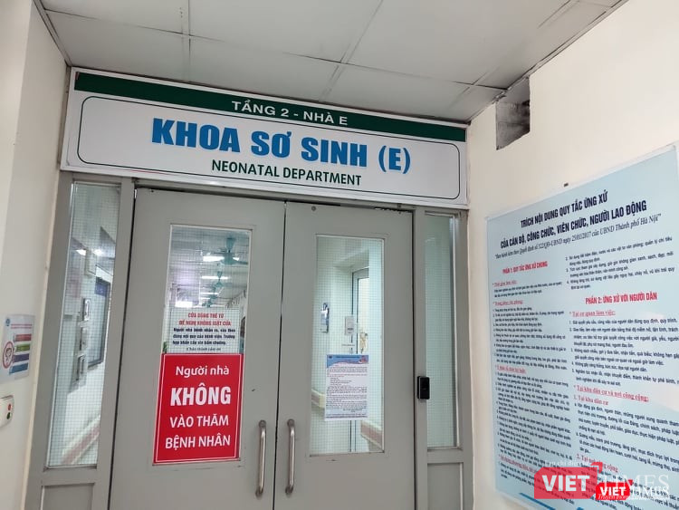 Khoa Sơ sinh, Bệnh viện Đa khoa Xanh Pôn (Ảnh: Minh Thúy)