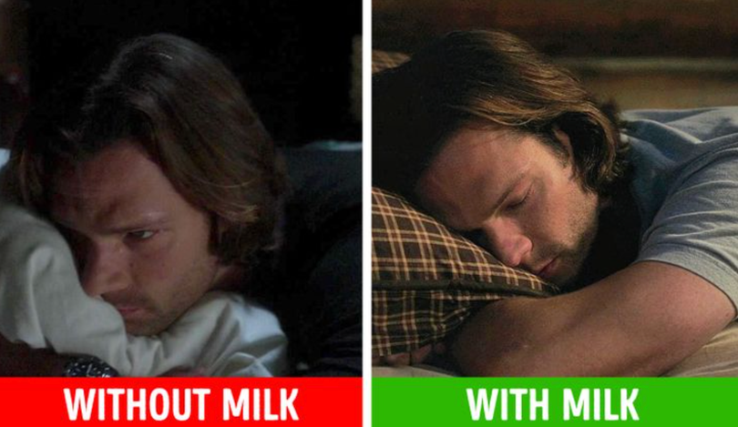 Sữa giúp cơ thể thư giãn (Ảnh: Brightside)