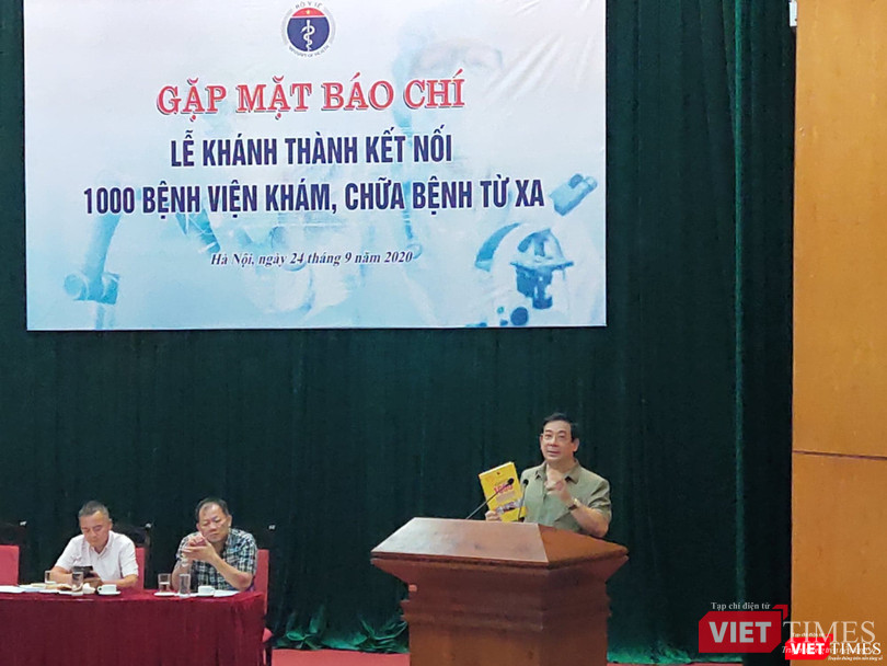 Ông Lương Ngọc Khuê – Cục trưởng Cục Quản lý Khám, chữa bệnh, Bộ Y tế (Ảnh: Minh Thúy)