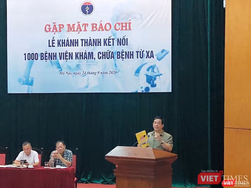 Ông Lương Ngọc Khuê – Cục trưởng Cục Quản lý Khám, chữa bệnh, Bộ Y tế (Ảnh: Minh Thúy)