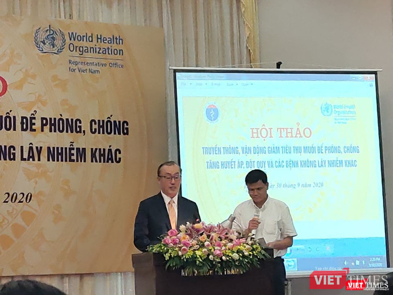 TS. Kidong Park – Trưởng đại diện WHO tại Việt Nam (Ảnh: Minh Thúy)