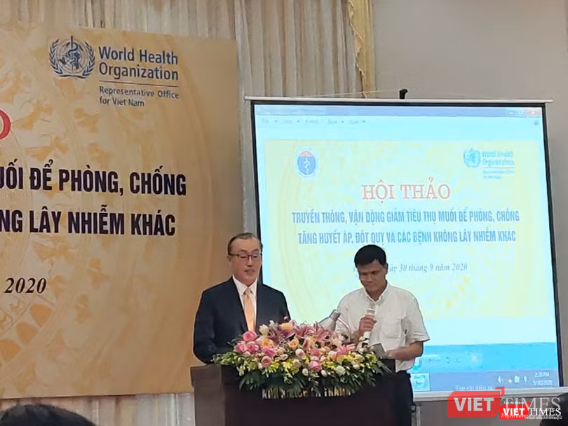 TS. Kidong Park – Trưởng đại diện WHO tại Việt Nam (Ảnh: Minh Thúy)