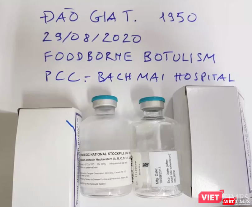 Thuốc Botulism antitoxin heptavalent (Ảnh: Minh Thúy)