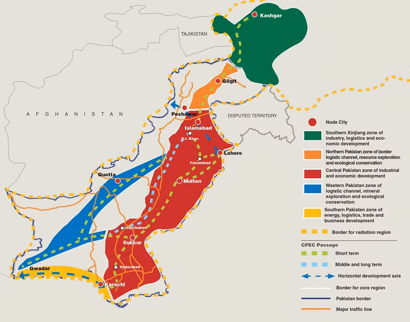 Con đường Hành lang Kinh tế CPEC. Con đường Hành lang Kinh tế CPEC.