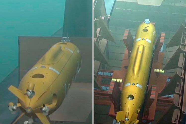 Tàu ngầm không người lái Poseidon. Ảnh: The Sun.