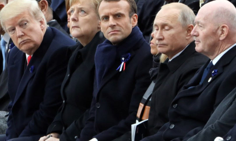 Các lãnh đạo thế giới tham dự lễ kỷ niệm Thế Chiến I.