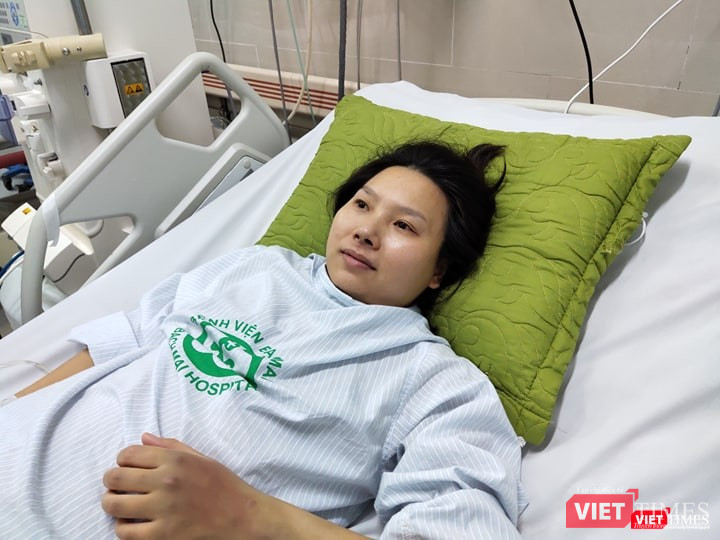 Chị T. nhớ lại thời điểm đối diện với tử thần. Ảnh: Minh Thúy