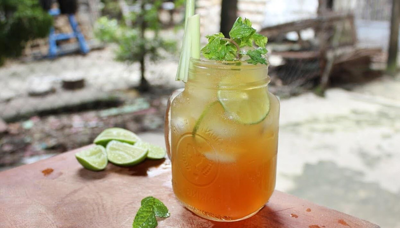 Nước chanh sả. Ảnh: Internet