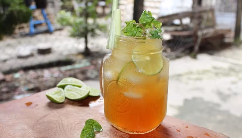 Nước chanh sả. Ảnh: Internet