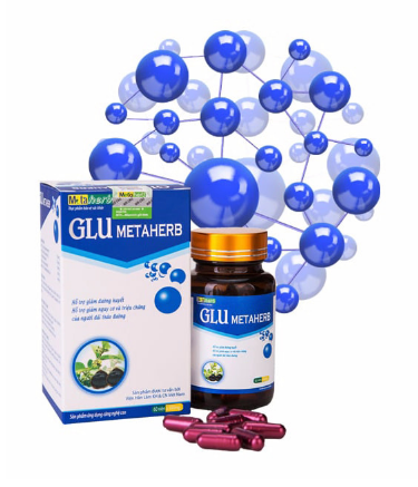 Thực phẩm bảo vệ sức khỏe Glu metaherb. Ảnh chụp từ website: https://www.vientieuduong.vn/?MaDatHang=157-916-8209&gclid=EAIaIQobChMIrJ7gltOn6AIVyqmWCh2igAdIEAAYBCAAEgLdWvD_BwE