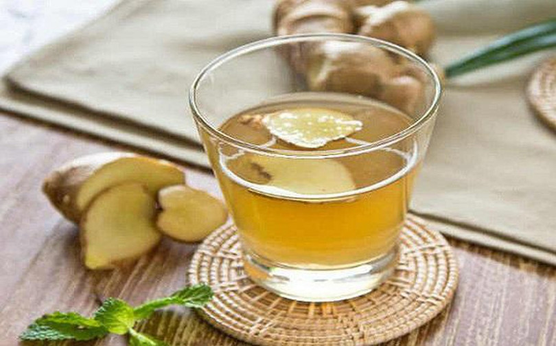 Nước gừng ấm. Ảnh: Internet
