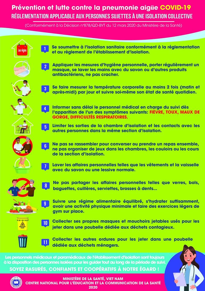 11 khuyến cáo của Bộ Y tế