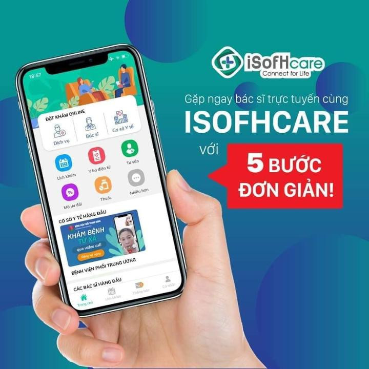 Phần mềm khám, chữa bệnh trực tuyến. Ảnh: BVCC Phần mềm khám, chữa bệnh trực tuyến. Ảnh: BVCC