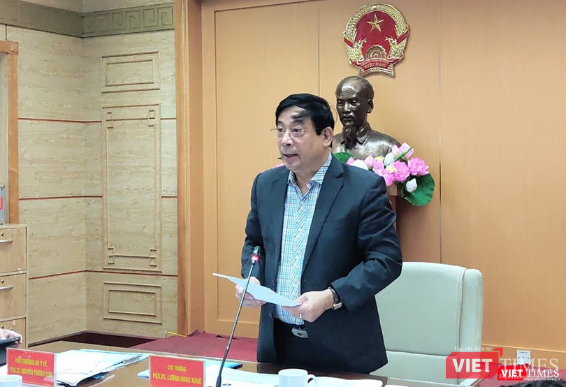 PGS.TS. Lương Ngọc Khuê – Cục trưởng Cục Quản lý Khám, chữa bệnh (Ảnh: Minh Thúy)