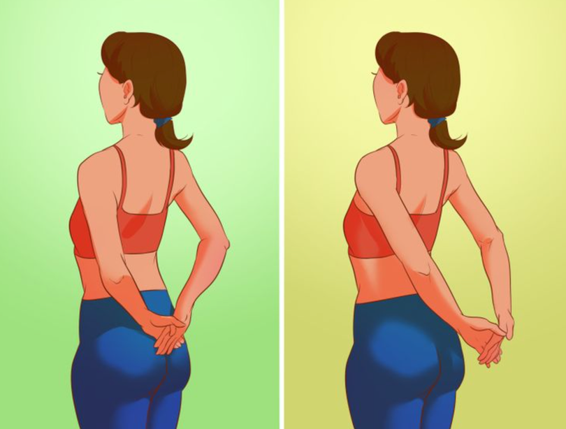 Bài tập nâng người (Ảnh: Brightside) Bài tập nâng người (Ảnh: Brightside)